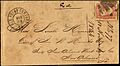 Flag of Truce cover 1863+3c