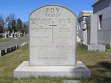 Foy headstone