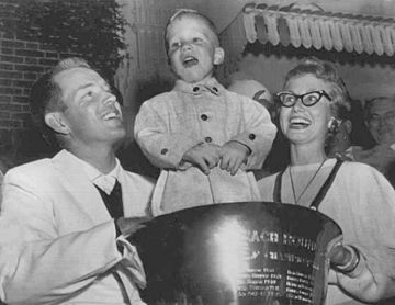 Gene Littler with family 1956