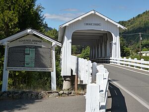 Grave Creek Covered Bridge Josephine County, Oregon