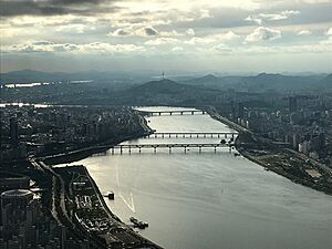 Han River aerial view