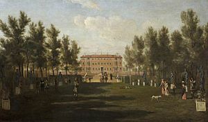 Hendrick Danckerts (1625-1680) (attributed to) - Ham House from the South (around 1675–1679) - 1139878 - National Trust