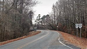 Highway 51 and Highway 53 in Clark County, Arkansas