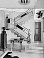 Jacques Doucet's hôtel particulier stairs, 33 rue Saint-James, Neuilly-sur-Seine, 1929 photograph by Pierre Legrain