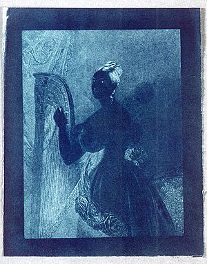 John Frederick William Herschel - Lady with a harp 1842