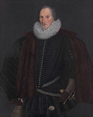 John Scudamore (1540-1623), of Holme Lacy, Herefordshire, by English School of circa 1590
