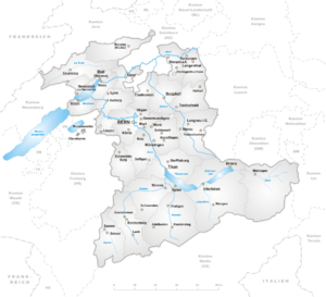 Karte Kanton Bern