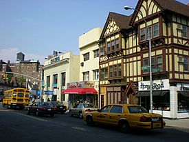 Homestead Gourmet Shop and other stores on Lefferts Boulevard