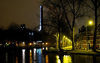 Leiden at night Maresingel