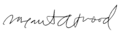 Margaret Atwood signature