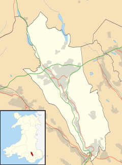 Aberfan is located in Merthyr Tydfil
