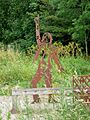 Mick Jagger Sculpture in Dartford Central Park
