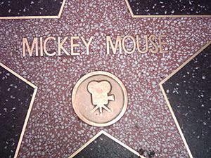 Mickey Mouse star in Walk of Fame