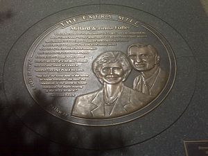 Millard and Linda Fuller honoree medallion, Washington, DC