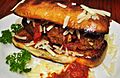 Mmm...Meatball sammich with asiago cheese (5193796566).jpg