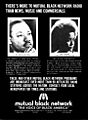 Mutual Black Network 1974 Commercial Poster