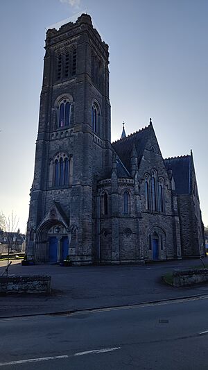 Nairn Old Parish Church in Darkness