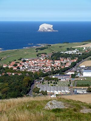 North Berwick és a Bass Rock - panoramio