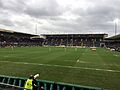 Northampton Saints play Worcester Warriors at Franklin's Gardens