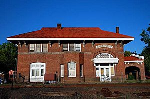 Old Lakeview Train Station (Lake County, Oregon scenic images) (lakDA0025)