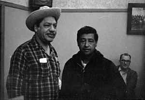 Pancho Medrano (left) and Cesar Chavez, Rio Grande City, Texas (10010577)