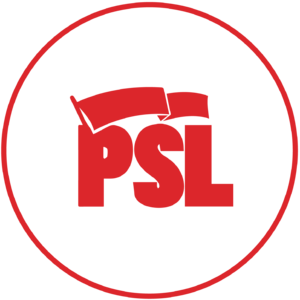 Party for Socialism and Liberation in a circle