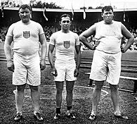 Pat McDonald, Lawrence Whitney, Ralph Rose 1912