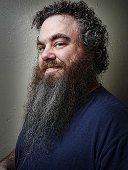 Photo portrait of Patrick Rothfuss by Kyle Cassidy
