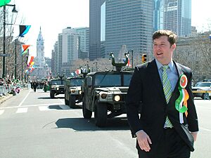 Patrick Murphy at Philadelphia St. Patrick’s Day Parade