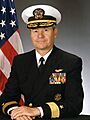 Portrait of Rear Admiral (lower half) Michael J. McCabe, USN (covered)