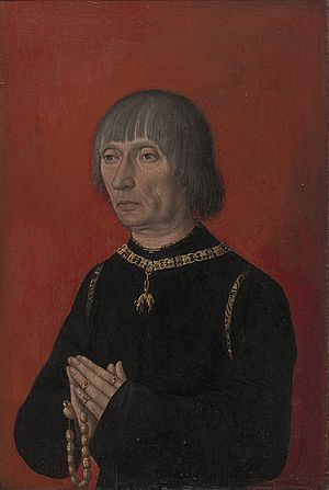Portret van Lodewijk van Gruuthuse, circa 1472 - circa 1482, Groeningemuseum, 0040259000