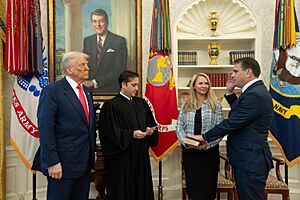 President Donald Trump swears in Todd Blanche as Deputy Attorney General (54371866160)