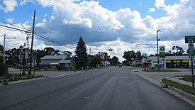 Looking south along Rapid City Road