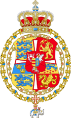 Royal Arms of Denmark & Norway (1699–1819).svg
