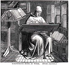 Scriptorium-monk-at-work