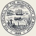 Seal of the Municipality of Botany, from 1938 Jubilee History