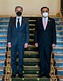 Secretary Blinken Poses for a Photo with Prime Minister Chan-o-cha (52205057487) (cropped)