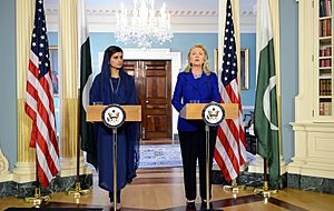 Secretary Clinton Meets With Pakistani Foreign Minister Khar (8010786438)