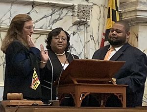 Sheree Sample-Hughes swearing-in ceremony