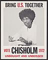 Shirley Chisholm presidential campaign poster