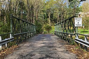Shoddy Mill Road Bridge, New Hampton, NJ - looking northwest