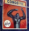 Side Show gorilla poster, Florida, 1960s