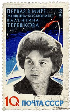 Soviet Union-1963-Stamp-0.10. Valentina Tereshkova