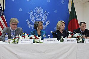 Spokesperson Nauert Participates in Press Conference in Bangladesh