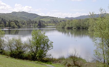 The reservoir, viewed from the north.
