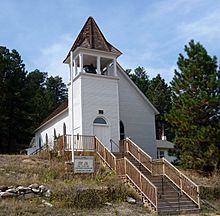 St. Mark United Presbyterian Church in Elbert, Colorado.
