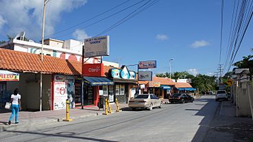 Street view of Bavaro, Dominican Republic