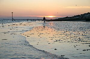 Sunset on West Wittering Beach - geograph.org.uk - 576979