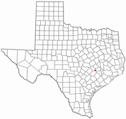 Location of Carmine, Texas