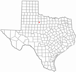 Location of Rochester, Texas